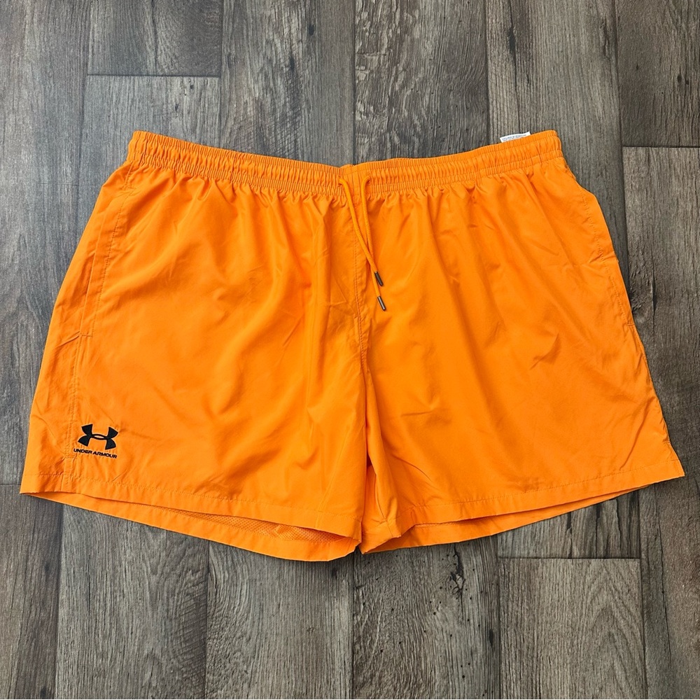 Under Armour Essential Volley Shorts Men’s Size 3XL Orange